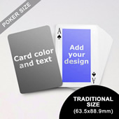 Classic Personalized Both Sides Playing Cards (63.5 x 88.9mm)