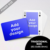 Classic Custom Front and Landscape Back Playing Cards (63.5 x 88.9mm)