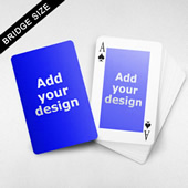 Bridge Size Playing Cards Rectangular Back