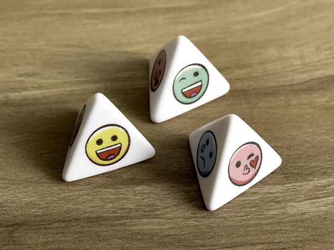 Four sided D4 dice